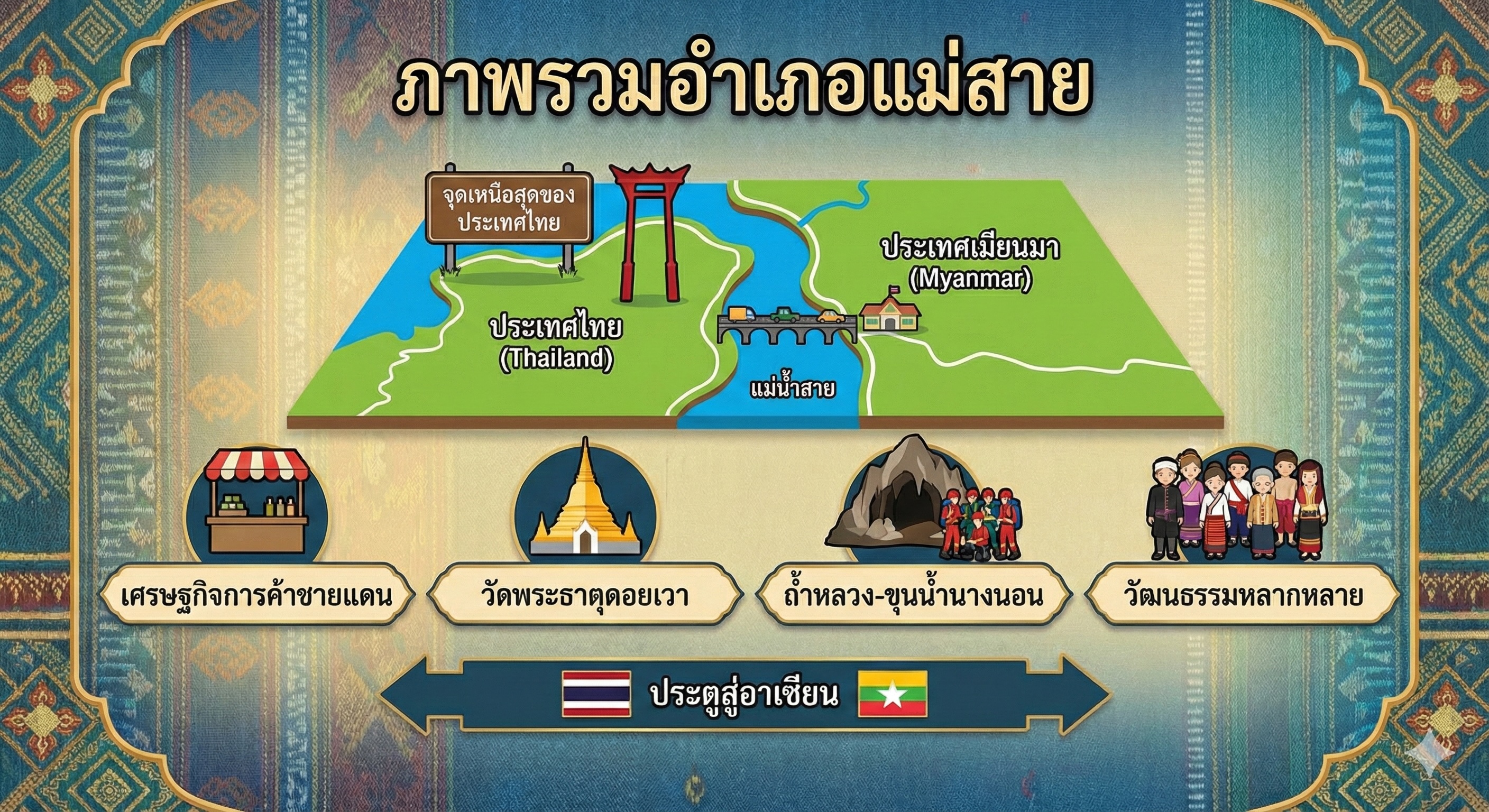 ภาพรวมของอำเภอแม่สาย